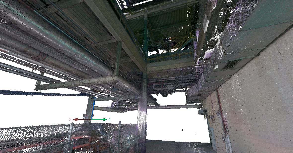 LiDAR point cloud scan