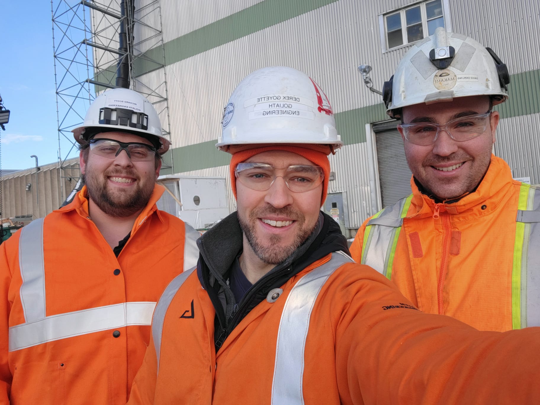 Industrial plant work